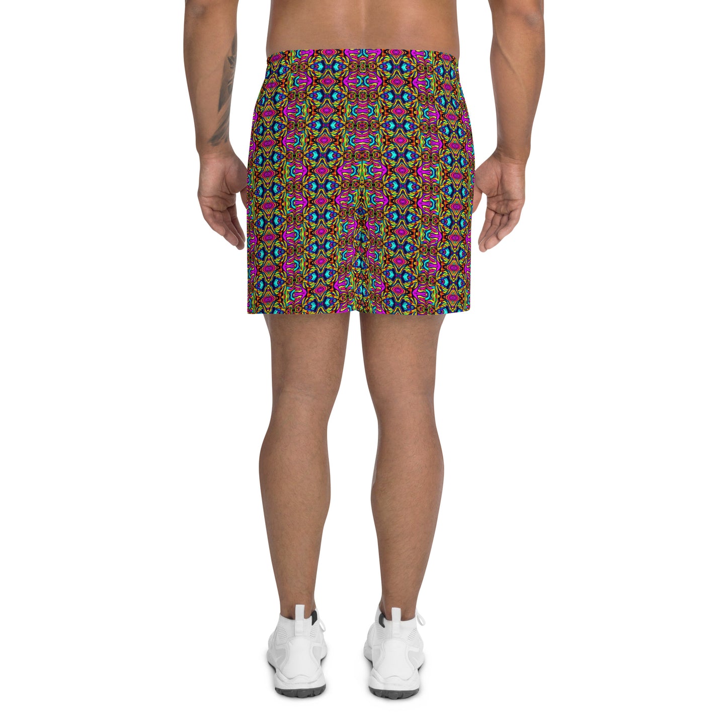 DMV 0270 Psy Artsy Men's Recycled Athletic Shorts