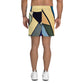 DMV 0234 Abstract Art Men's Recycled Athletic Shorts