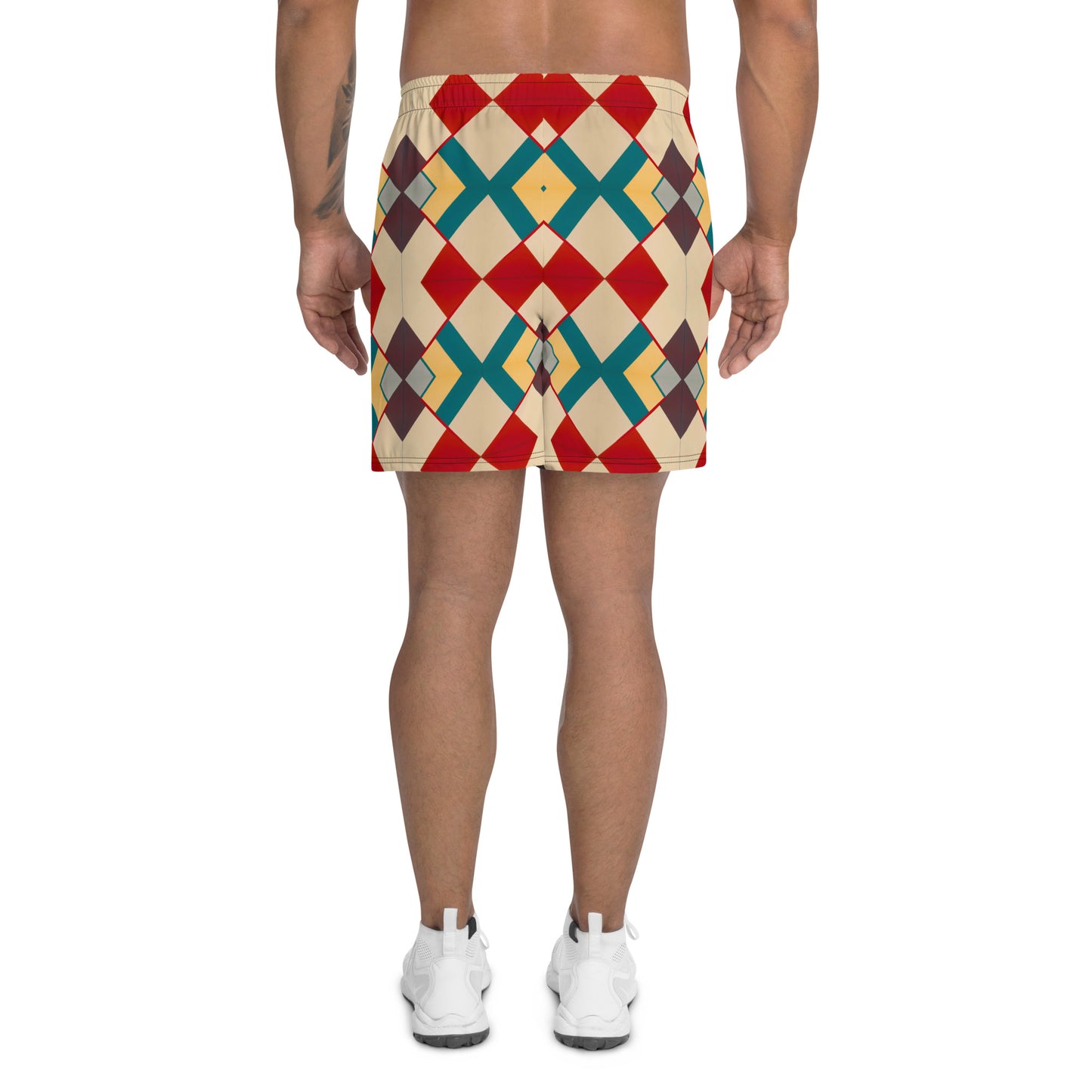 DMV 0129 Classic Boho Men's Recycled Athletic Shorts