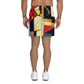 DMV 0096 Abstract Art Men's Recycled Athletic Shorts