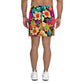 DMV 0259 Floral Men's Recycled Athletic Shorts