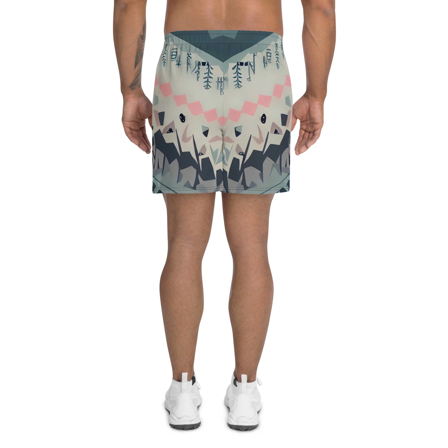 DMV 0306 Boho Men's Recycled Athletic Shorts