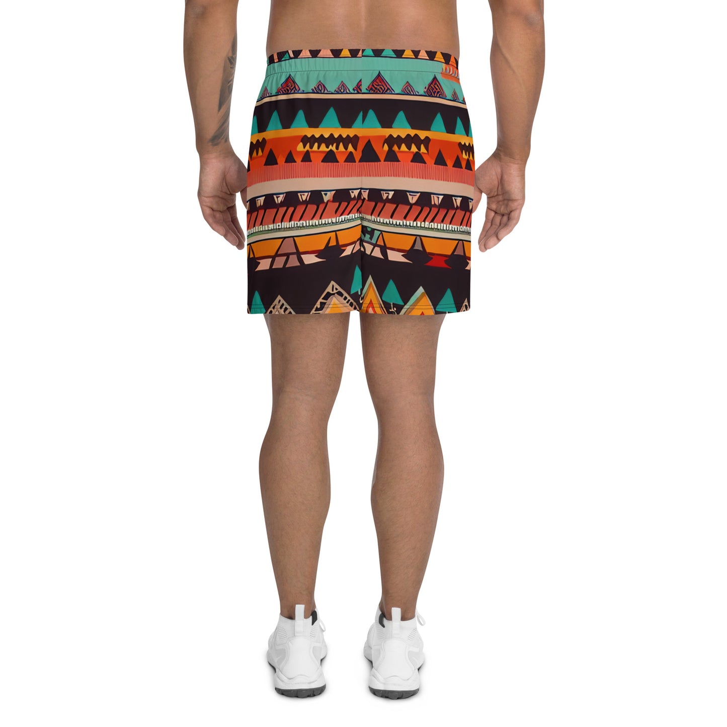 DMV 0415 Boho Men's Recycled Athletic Shorts