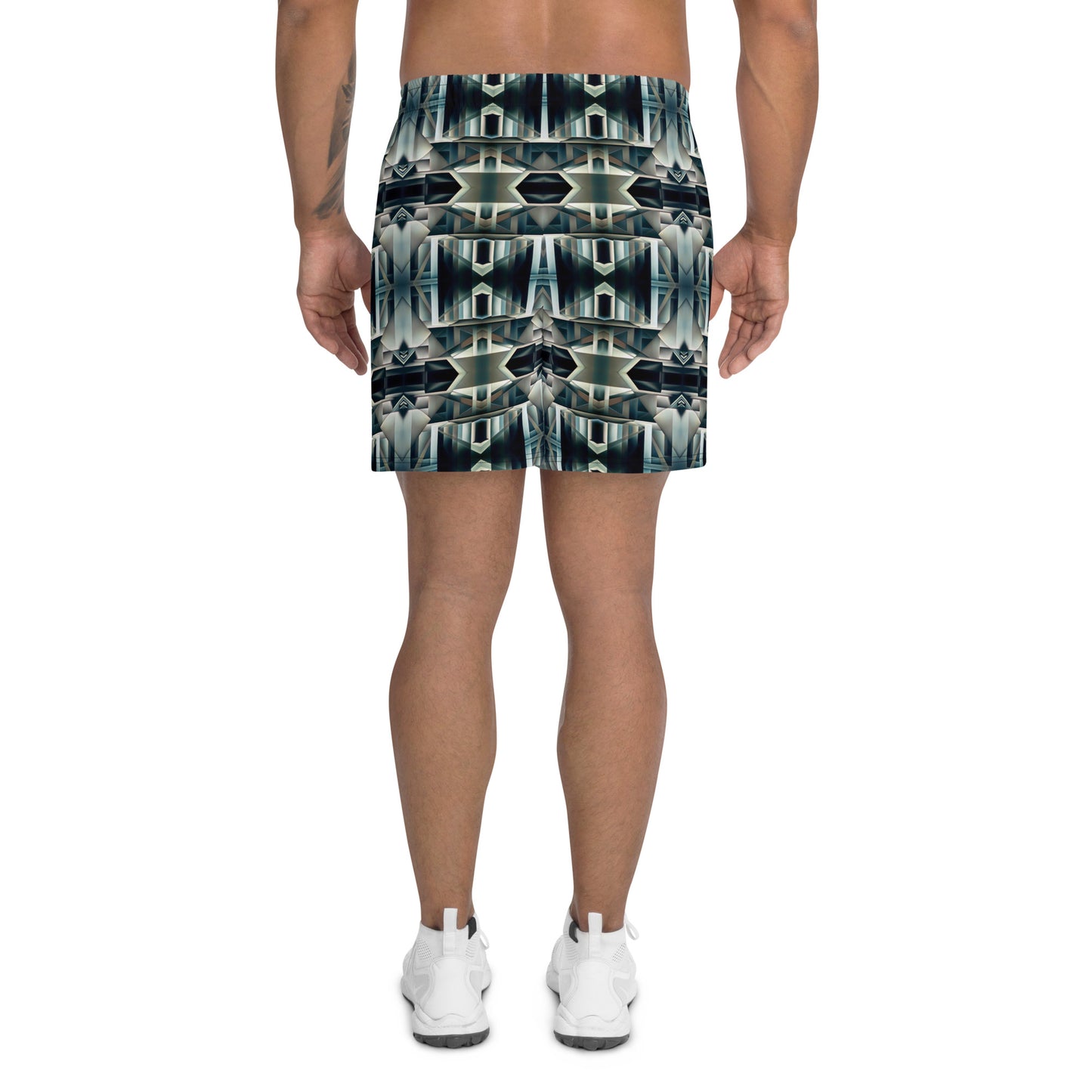 DMV 0414 Conceptual Artsy Men's Recycled Athletic Shorts