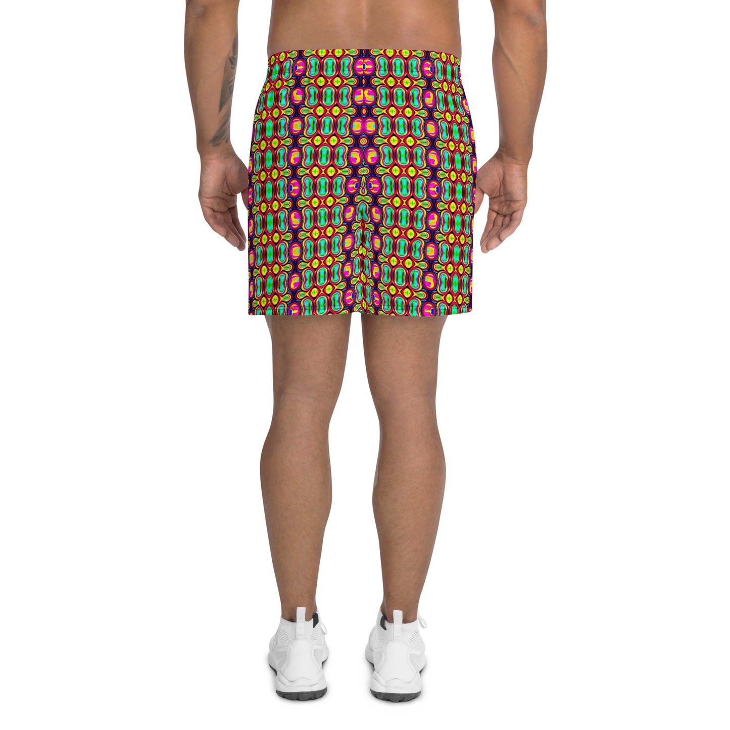 DMV 1343 Psy Artsy Men's Recycled Athletic Shorts