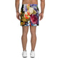 DMV 0268 Floral Men's Recycled Athletic Shorts