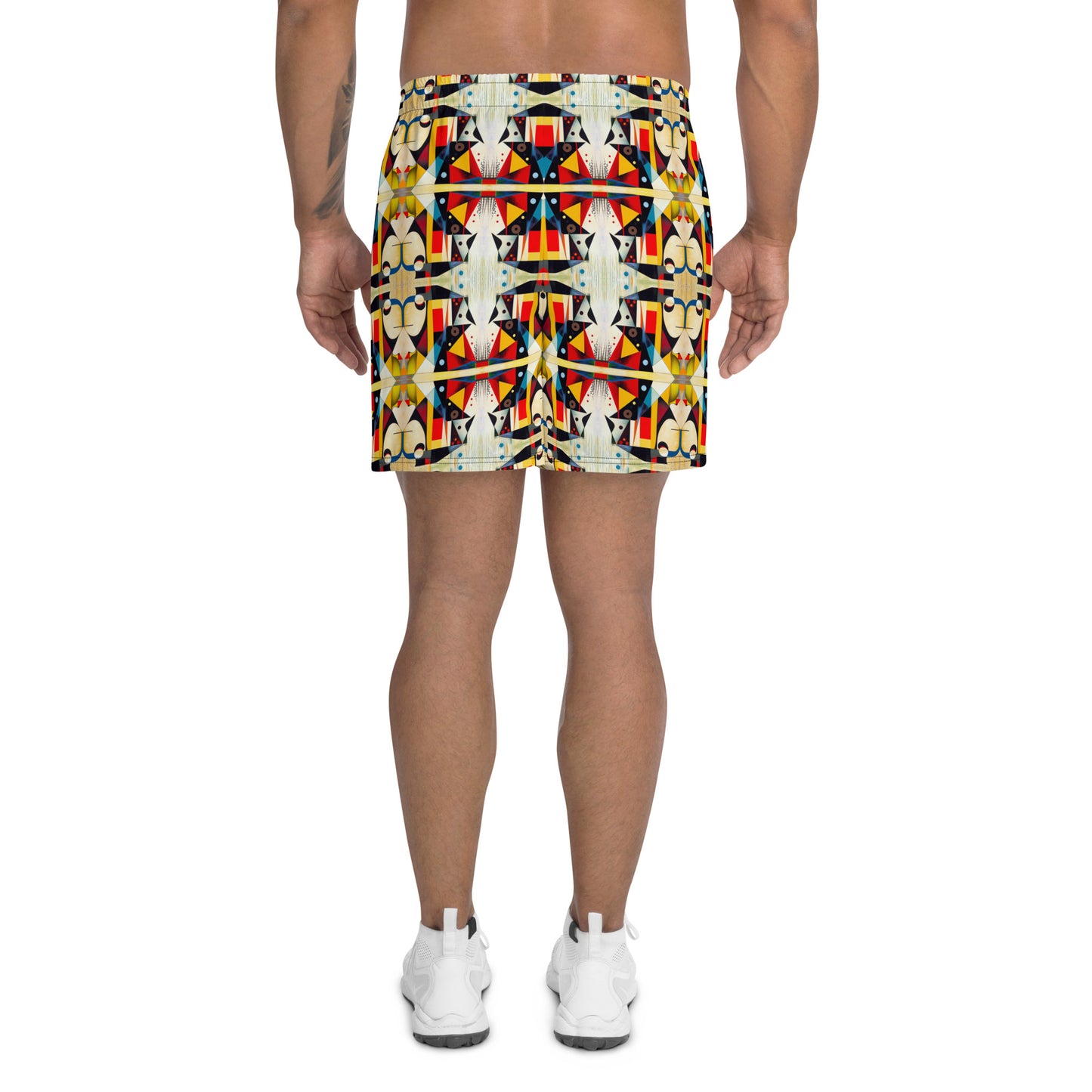 DMV 0517 Chic Boho Men's Recycled Athletic Shorts