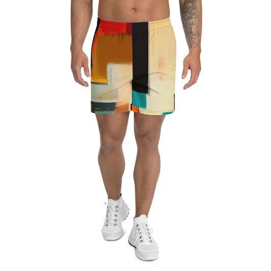 DMV 0282 Abstract Art Men's Recycled Athletic Shorts