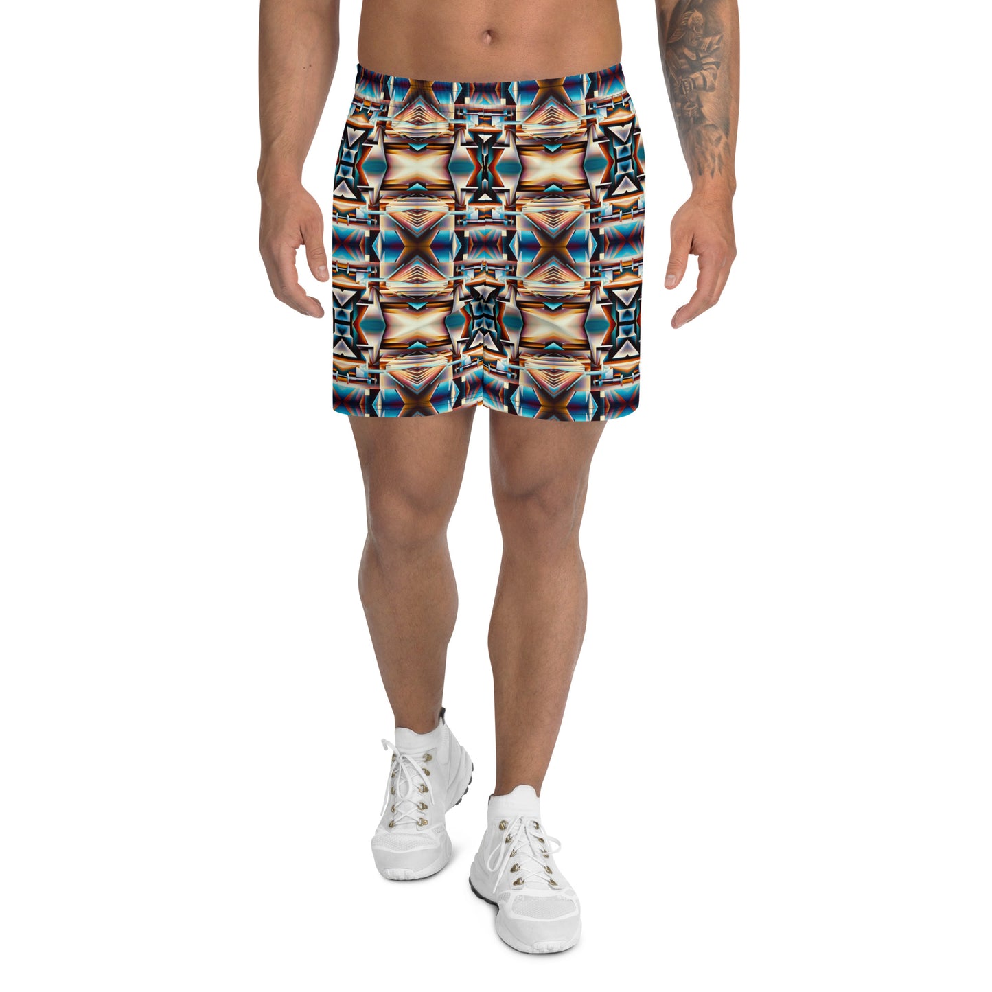 DMV 0275 Conceptual Artsy Men's Recycled Athletic Shorts