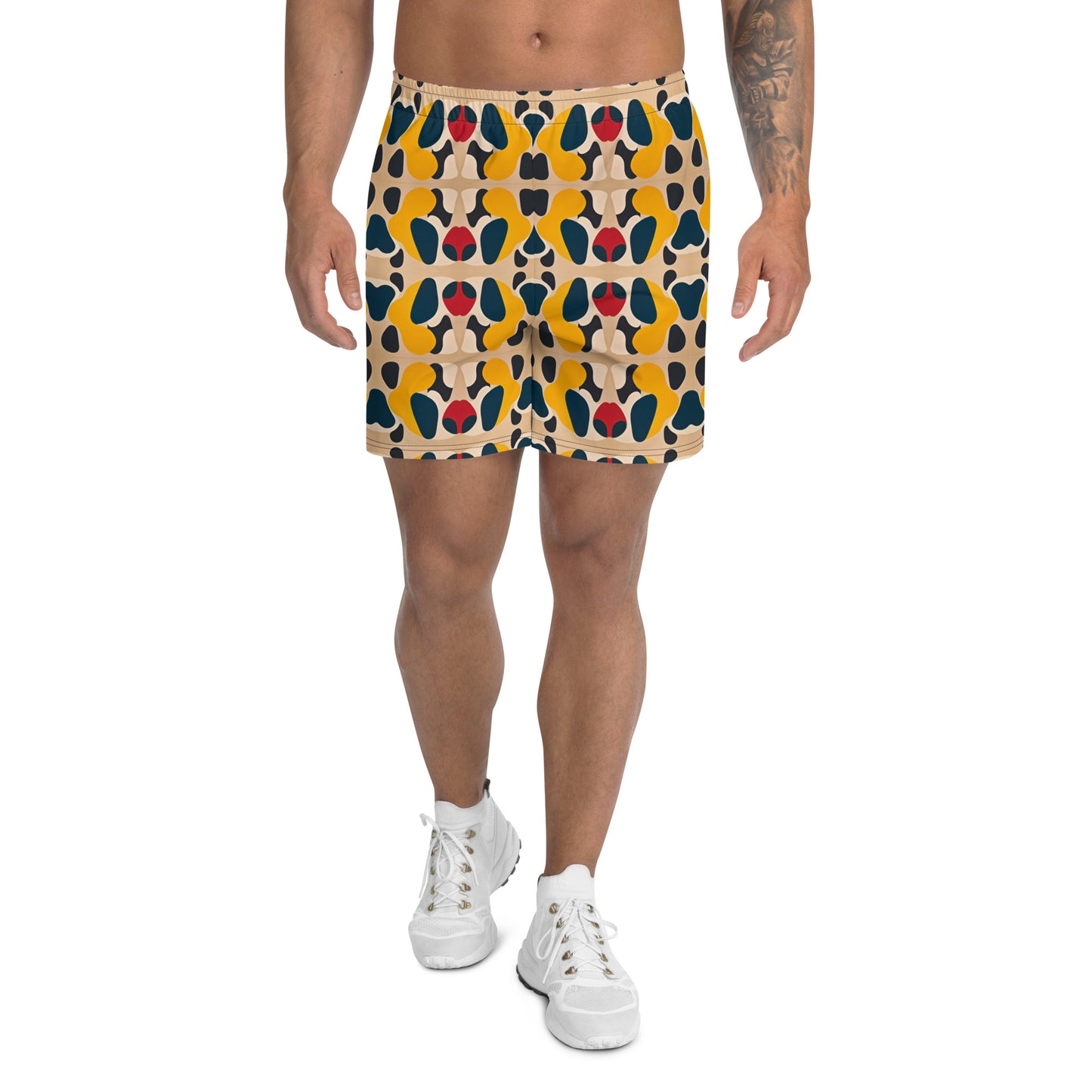 DMV 0236 Vintage Artsy Men's Recycled Athletic Shorts