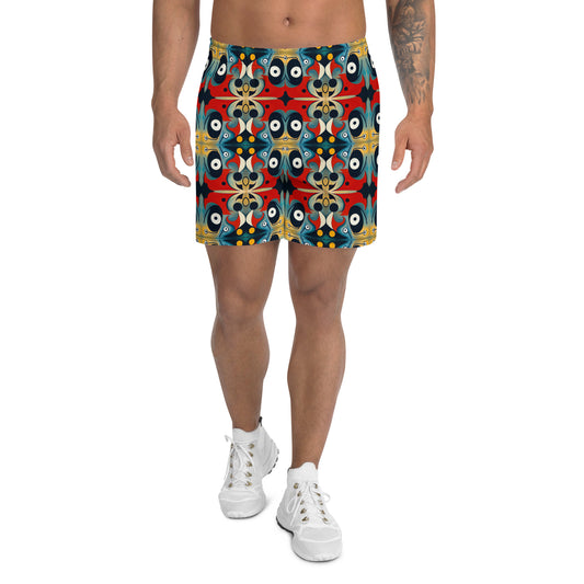 DMV 0269 Vintage Artsy Men's Recycled Athletic Shorts