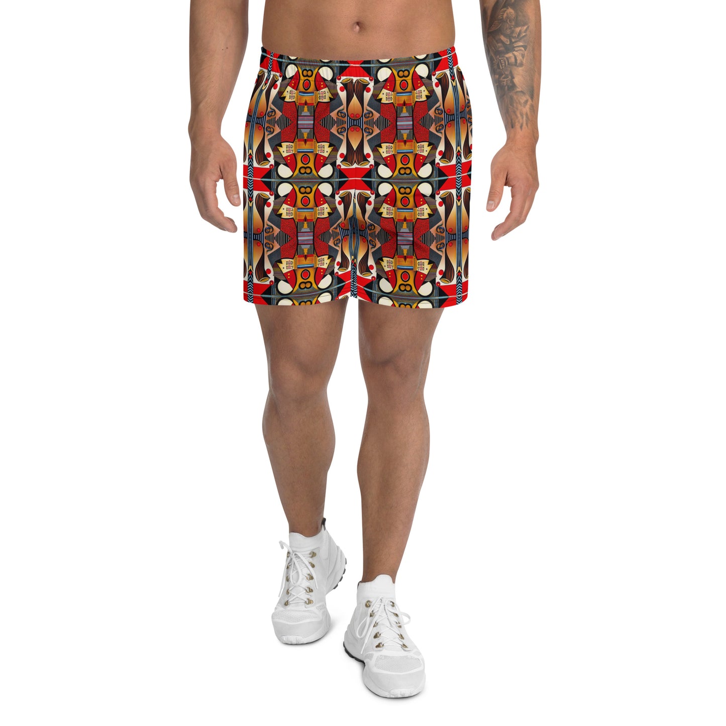 DMV 0208 Chic Boho Men's Recycled Athletic Shorts