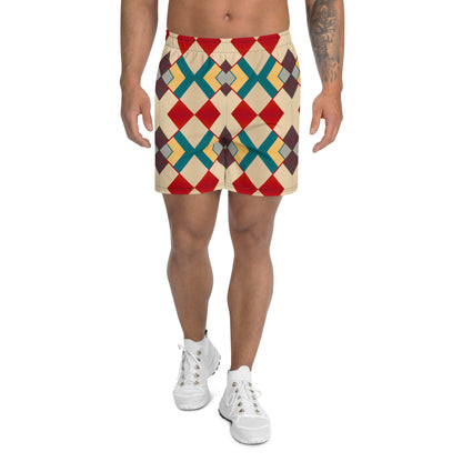 DMV 0129 Classic Boho Men's Recycled Athletic Shorts