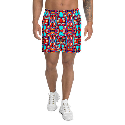 DMV 0094 Vintage Artsy Men's Recycled Athletic Shorts