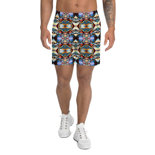 DMV 0221 Conceptual Artsy Men's Recycled Athletic Shorts