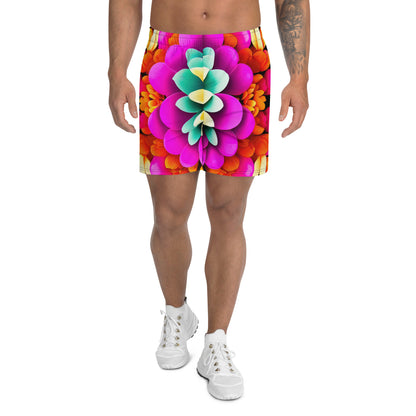 DMV 0250 Floral Men's Recycled Athletic Shorts