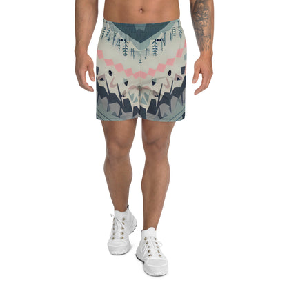 DMV 0306 Boho Men's Recycled Athletic Shorts