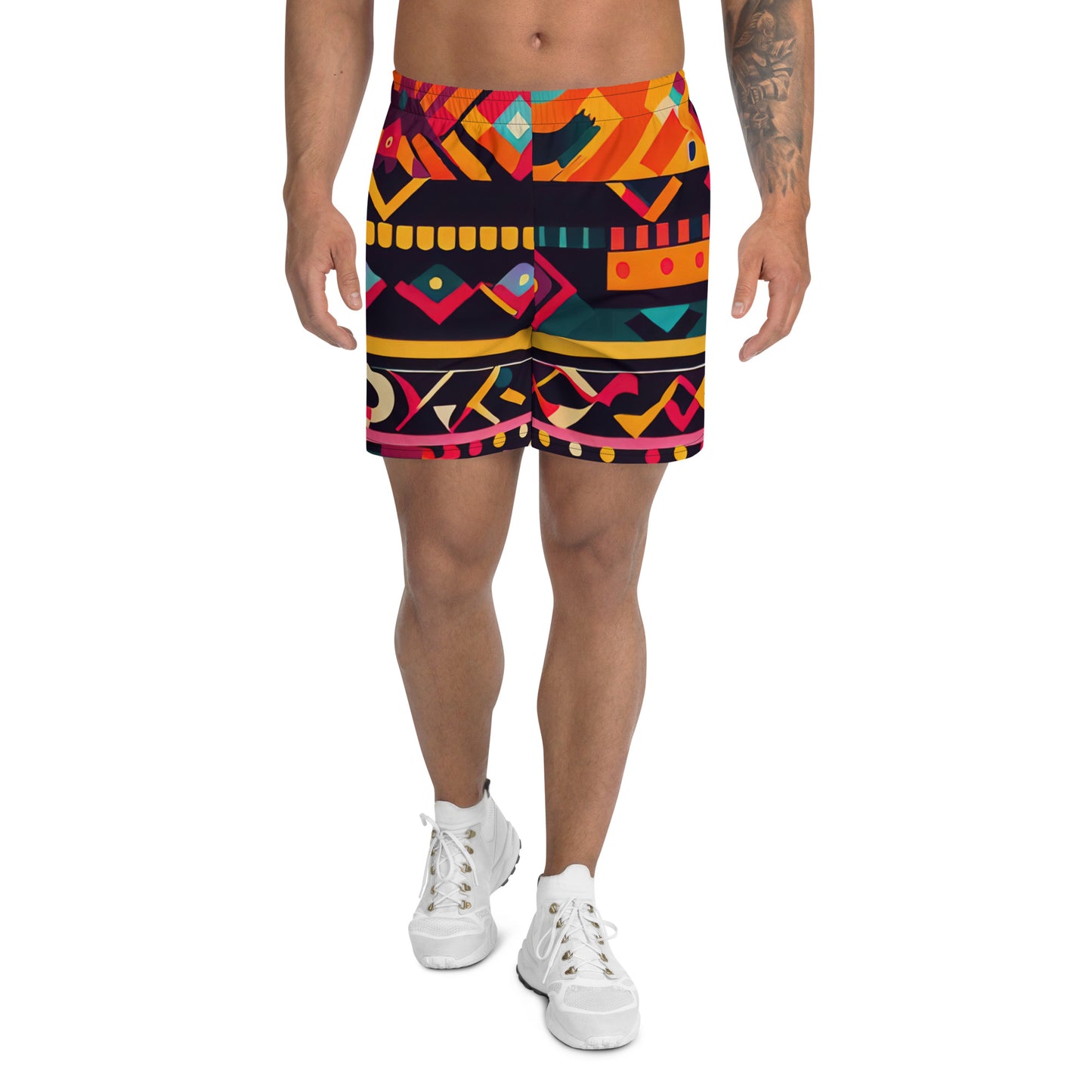 DMV 0409 Boho Men's Recycled Athletic Shorts