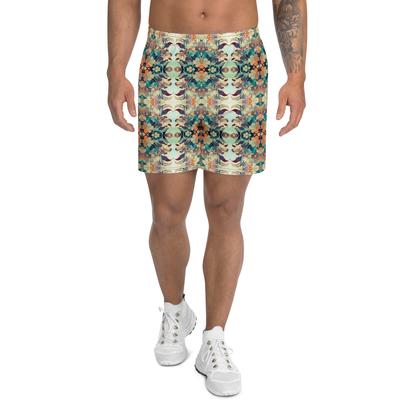 DMV 0408 Chic Boho Men's Recycled Athletic Shorts