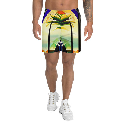 DMV 0258 Retro Art Men's Recycled Athletic Shorts