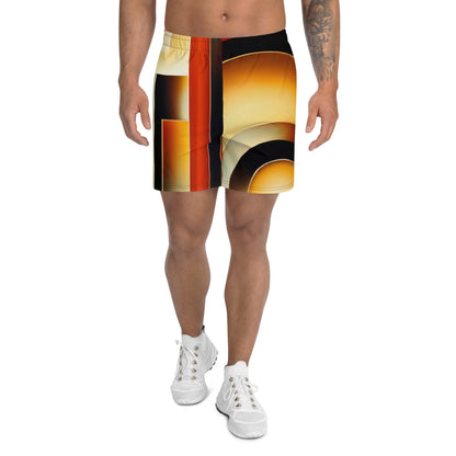 DMV 0261 Retro Art Men's Recycled Athletic Shorts