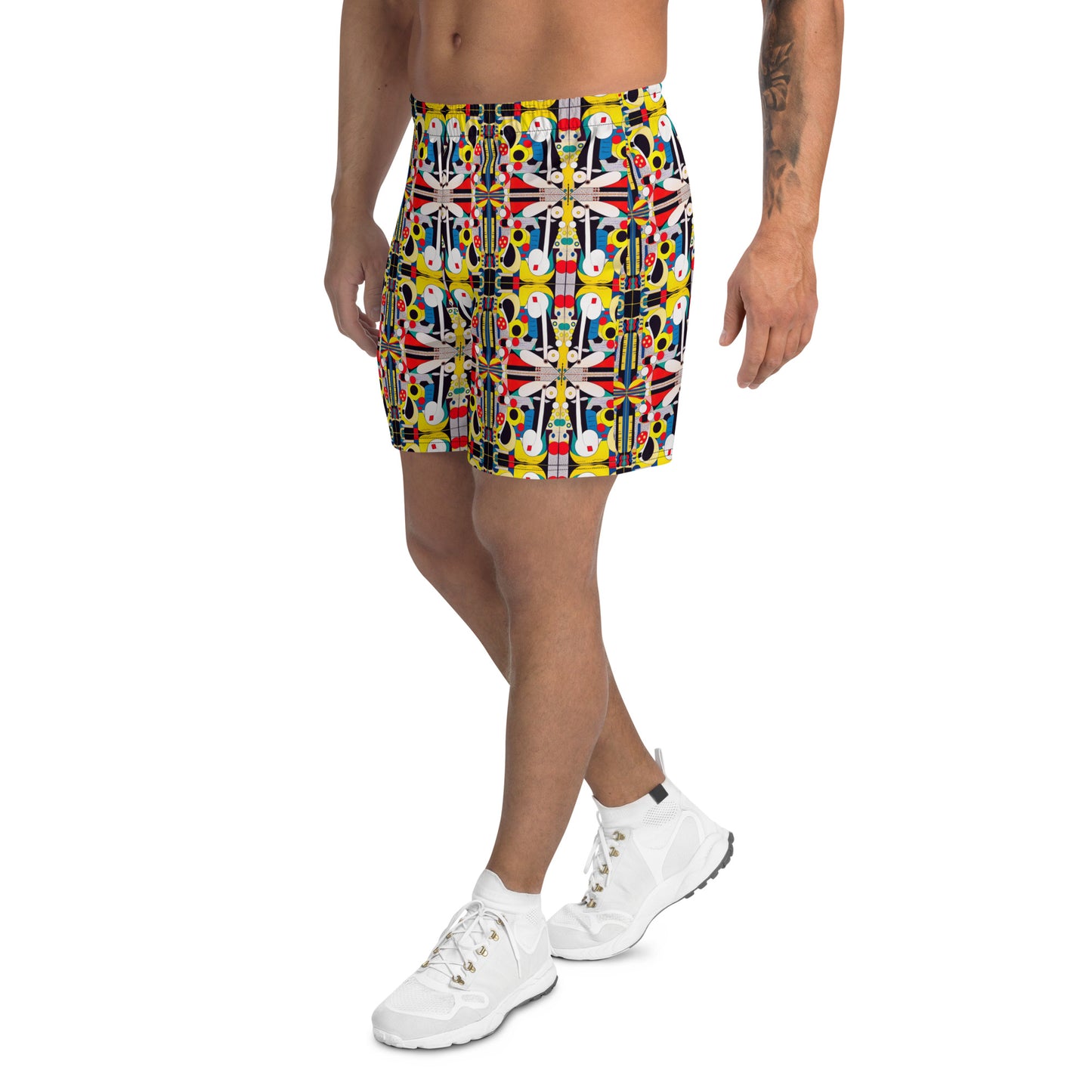 DMV 0246 Chic Boho Men's Recycled Athletic Shorts