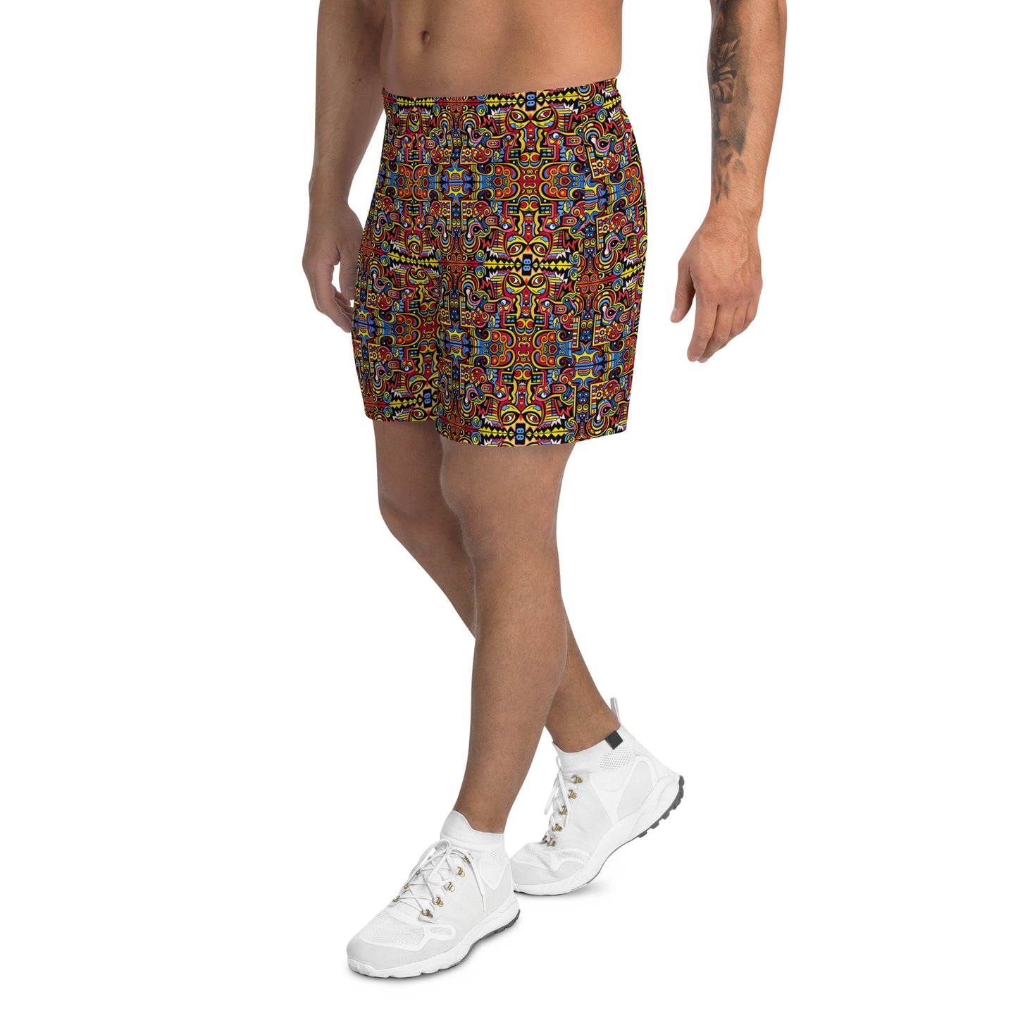 DMV 0108 Psy Artsy Men's Recycled Athletic Shorts