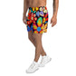 DMV 0257 Floral Men's Recycled Athletic Shorts