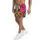 DMV 0259 Floral Men's Recycled Athletic Shorts