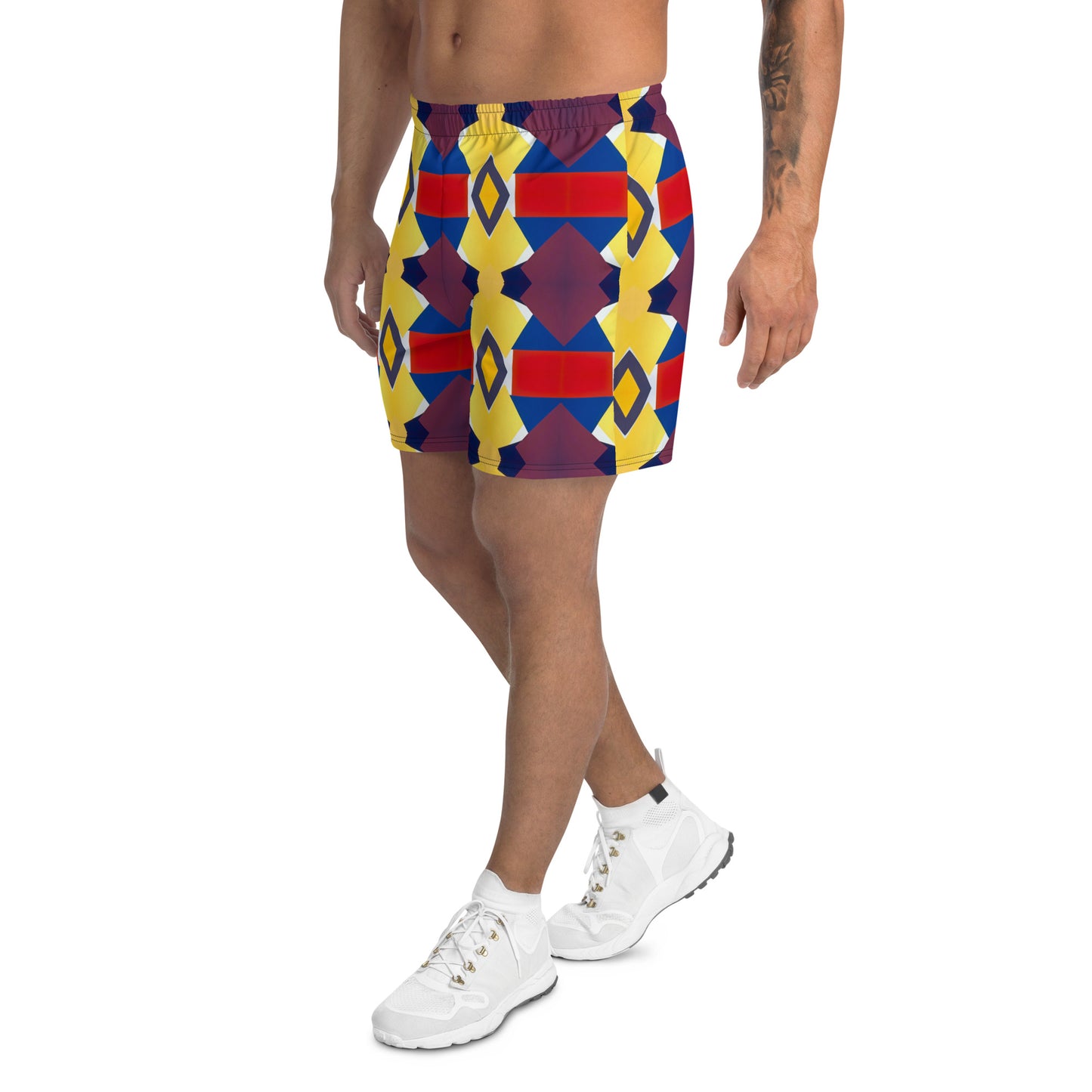 DMV 0418 Classic Boho Men's Recycled Athletic Shorts