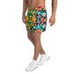 DMV 0193 Floral Men's Recycled Athletic Shorts