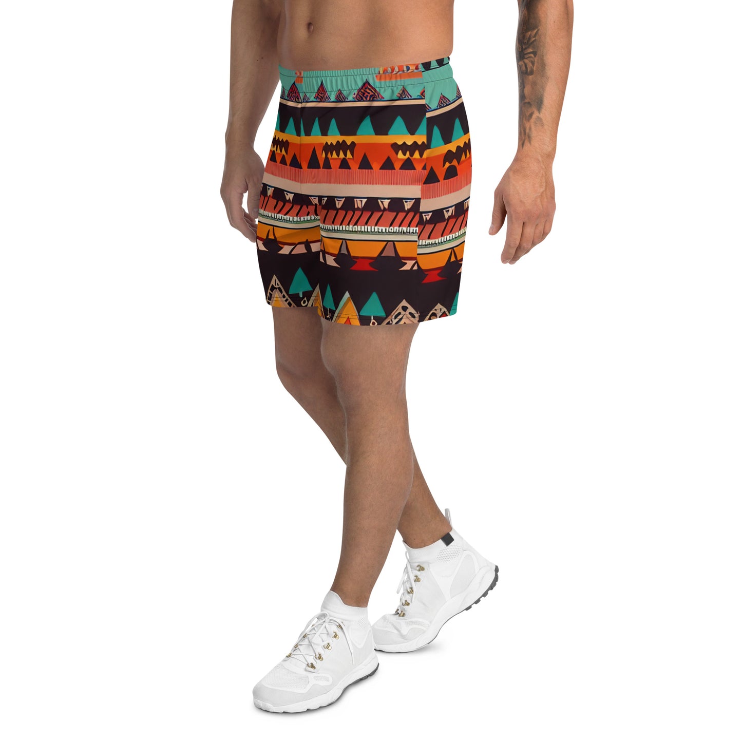 DMV 0415 Boho Men's Recycled Athletic Shorts