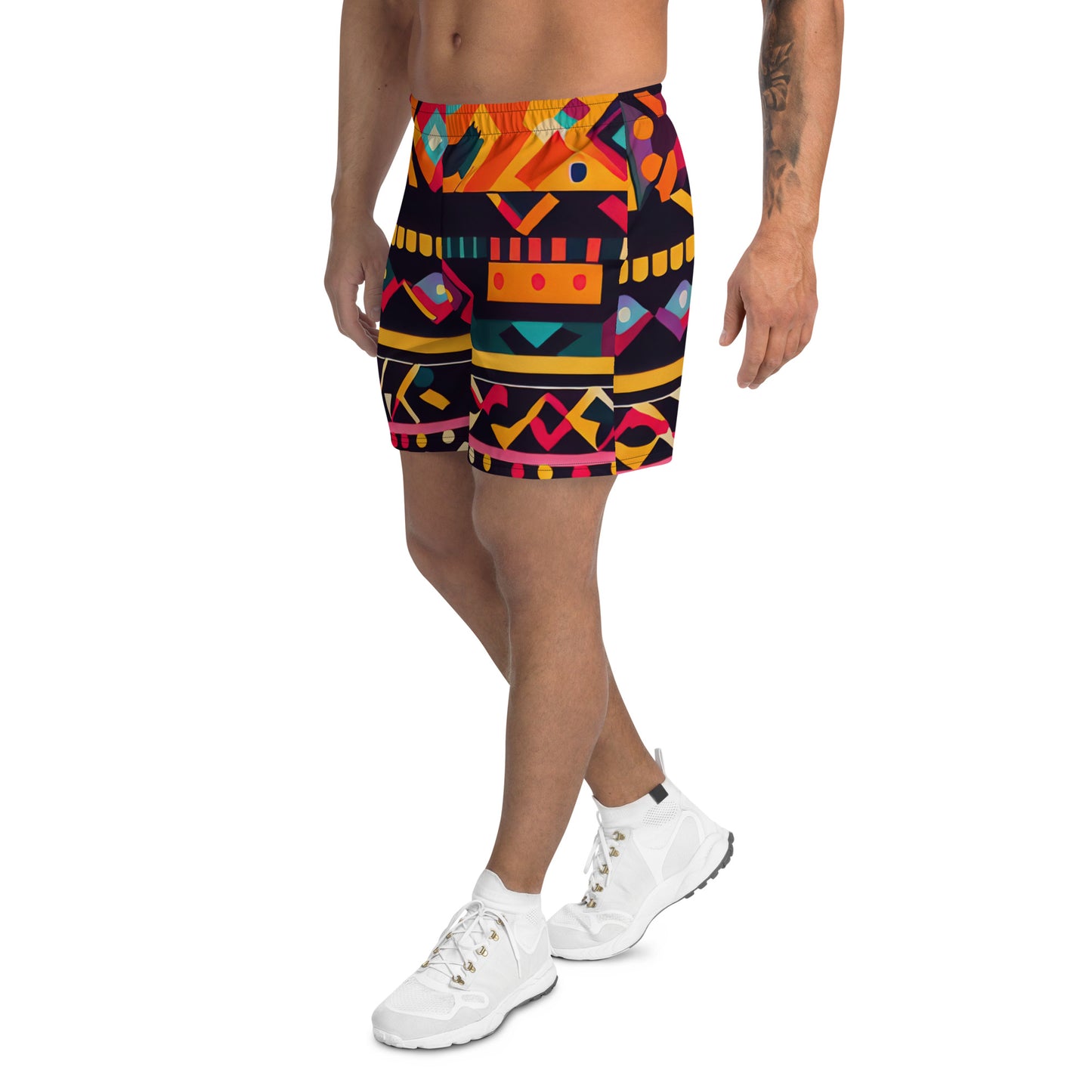 DMV 0409 Boho Men's Recycled Athletic Shorts