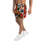 DMV 0522 Retro Art Men's Recycled Athletic Shorts