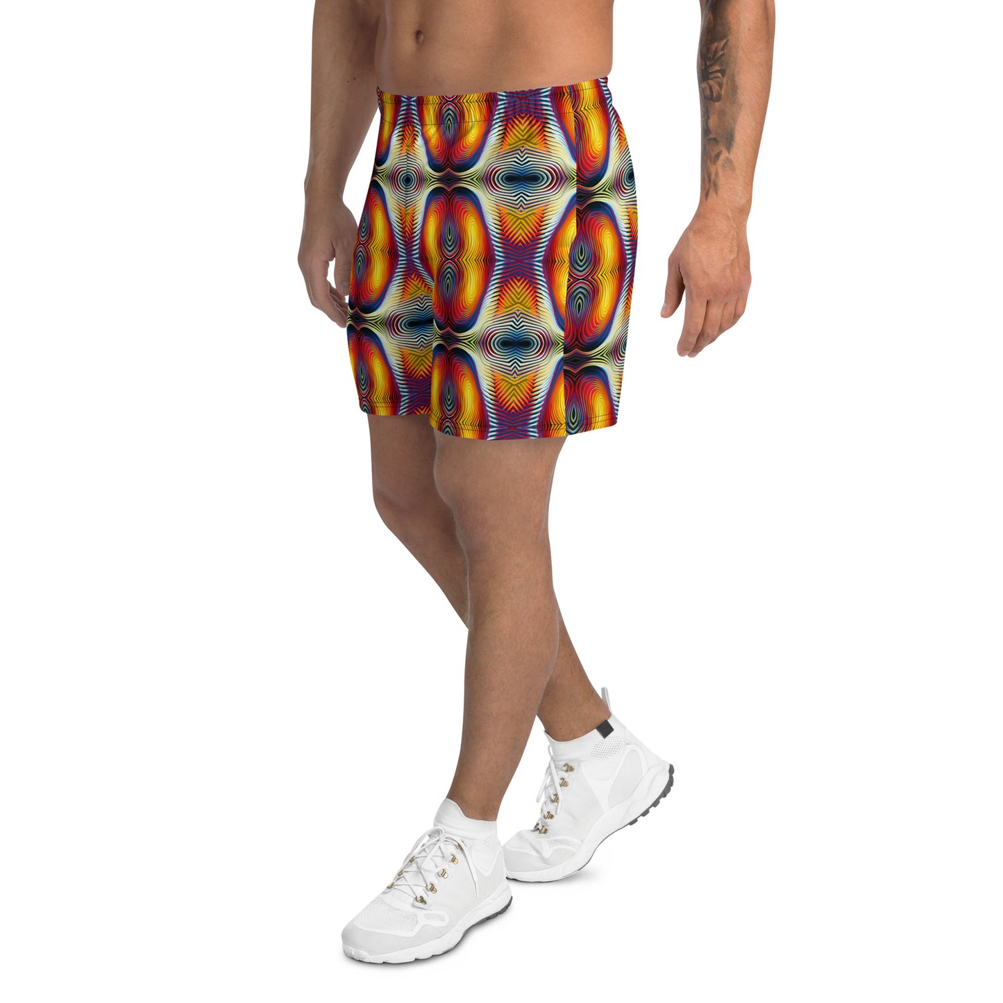 DMV 0507 Psy Artsy Men's Recycled Athletic Shorts