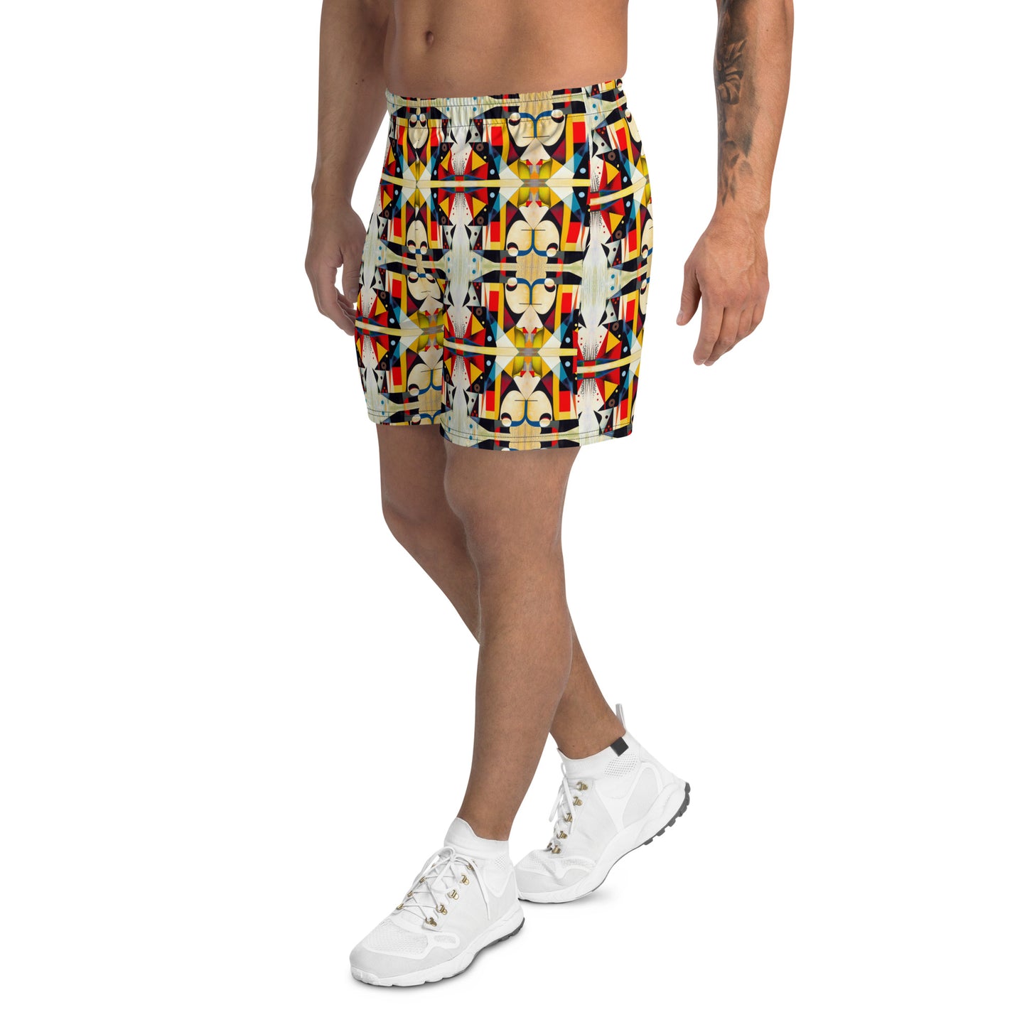 DMV 0517 Chic Boho Men's Recycled Athletic Shorts