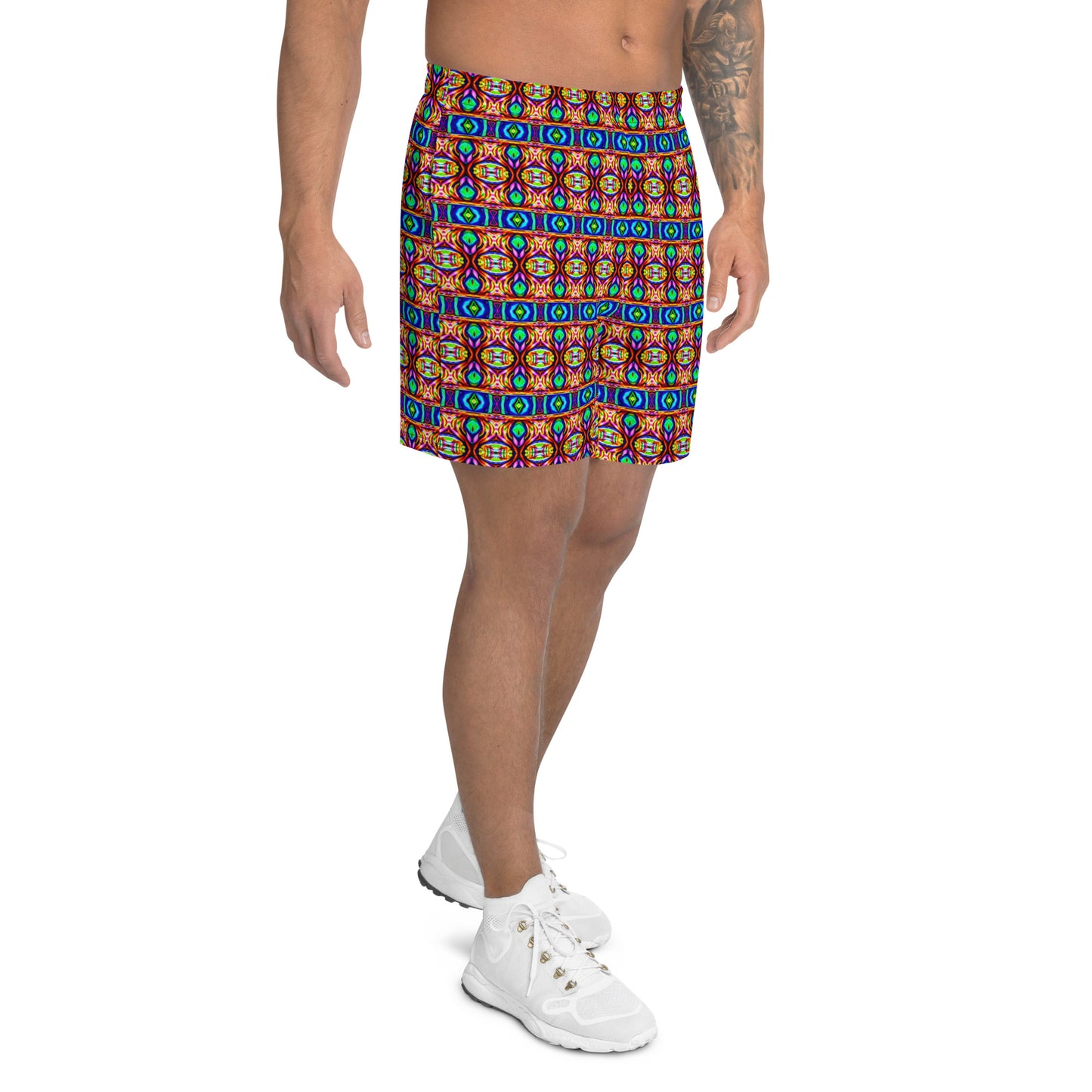 DMV 0245 Psy Artsy Men's Recycled Athletic Shorts