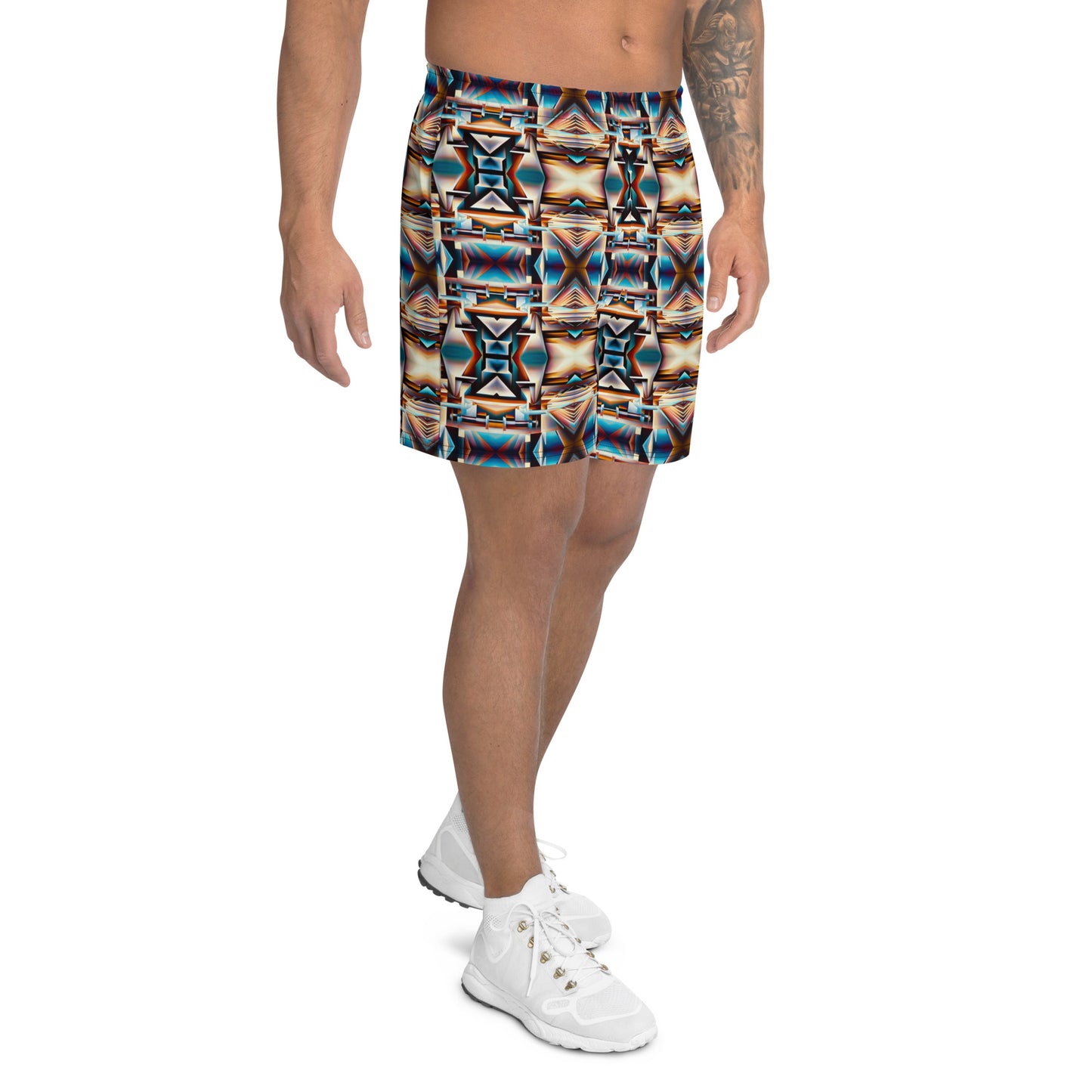 DMV 0275 Conceptual Artsy Men's Recycled Athletic Shorts