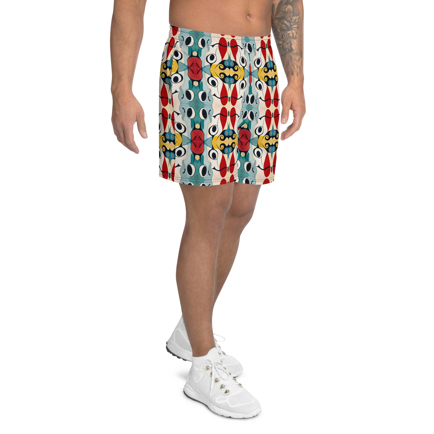 DMV 0230 Vintage Artsy Men's Recycled Athletic Shorts