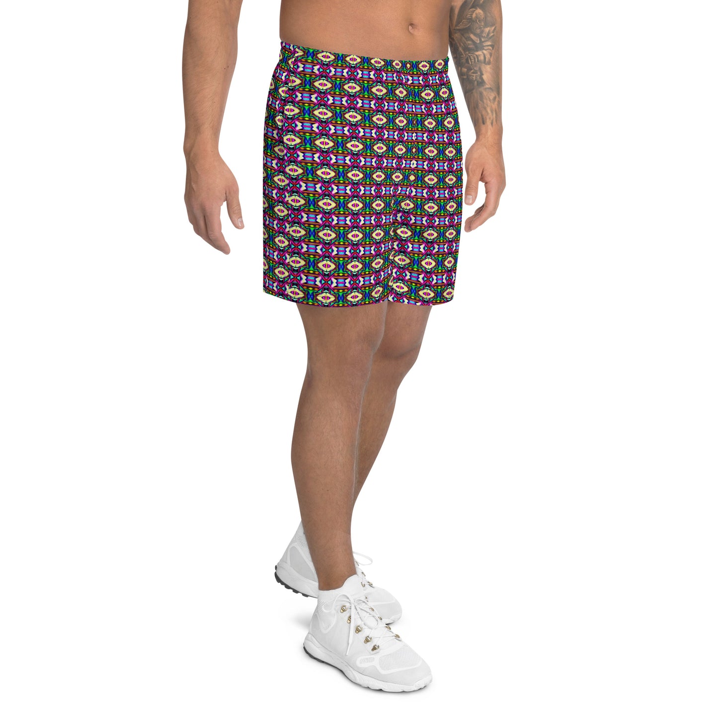 DMV 0034 Psy Artsy Men's Recycled Athletic Shorts