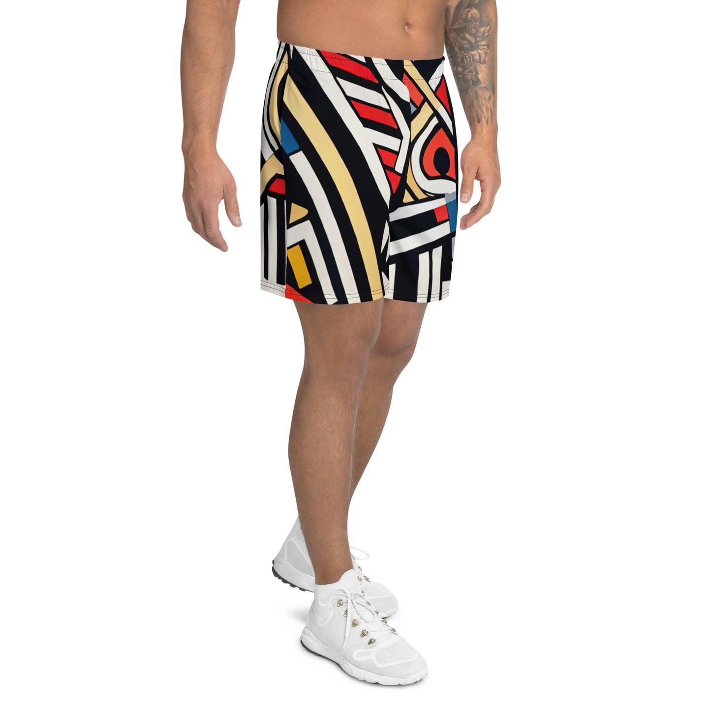 DMV 0001 Boho Men's Recycled Athletic Shorts