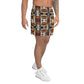 DMV 0244 Geo Boho Men's Recycled Athletic Shorts