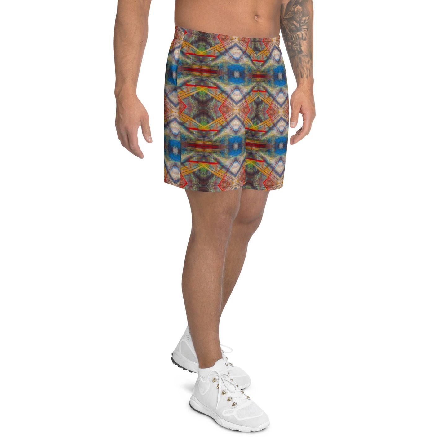 DMV 0159 Avant Garde Artsy Men's Recycled Athletic Shorts