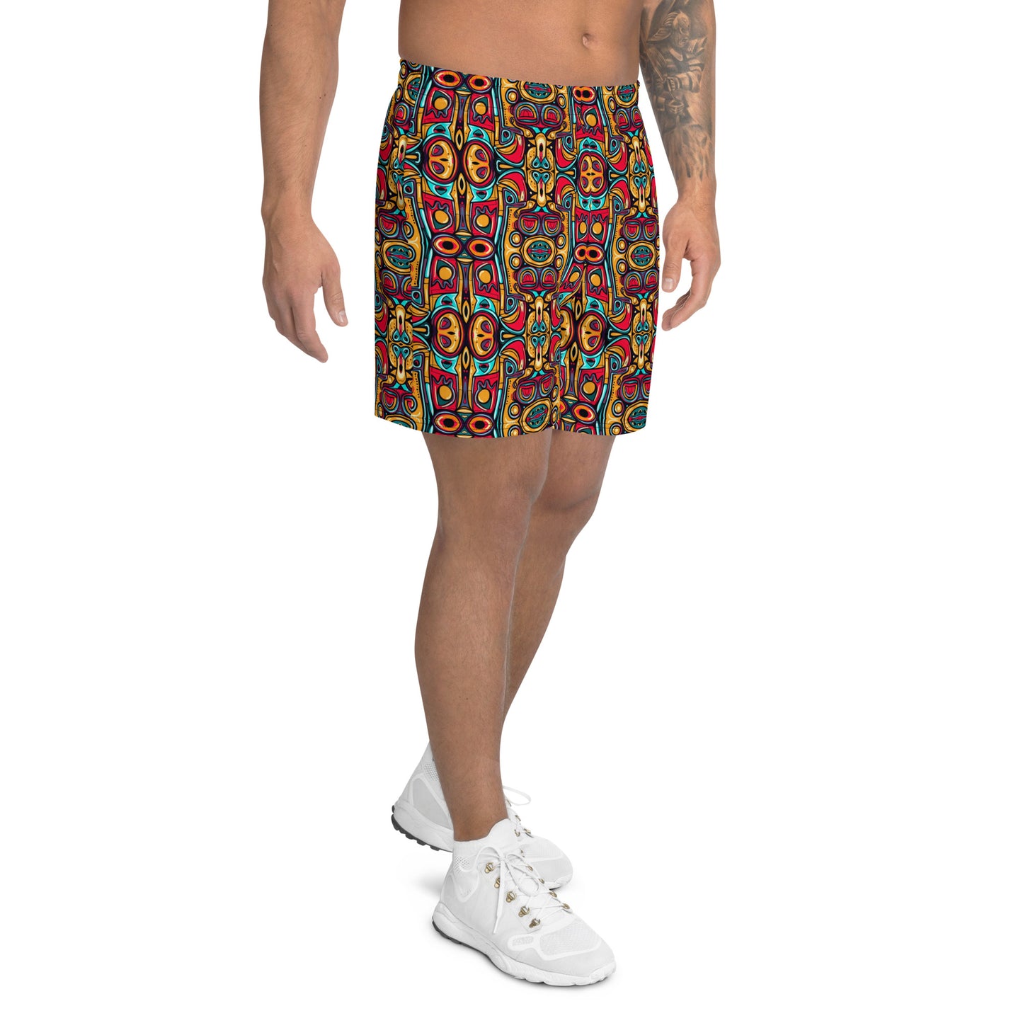 DMV 0249 Psy Artsy Men's Recycled Athletic Shorts