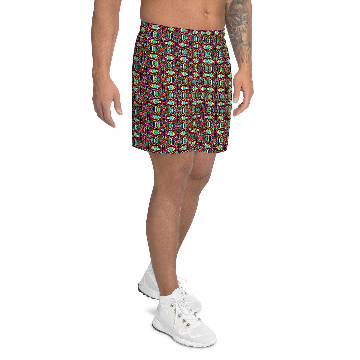 DMV 0241 Psy Artsy Men's Recycled Athletic Shorts