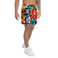 DMV 0257 Floral Men's Recycled Athletic Shorts