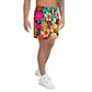 DMV 0259 Floral Men's Recycled Athletic Shorts