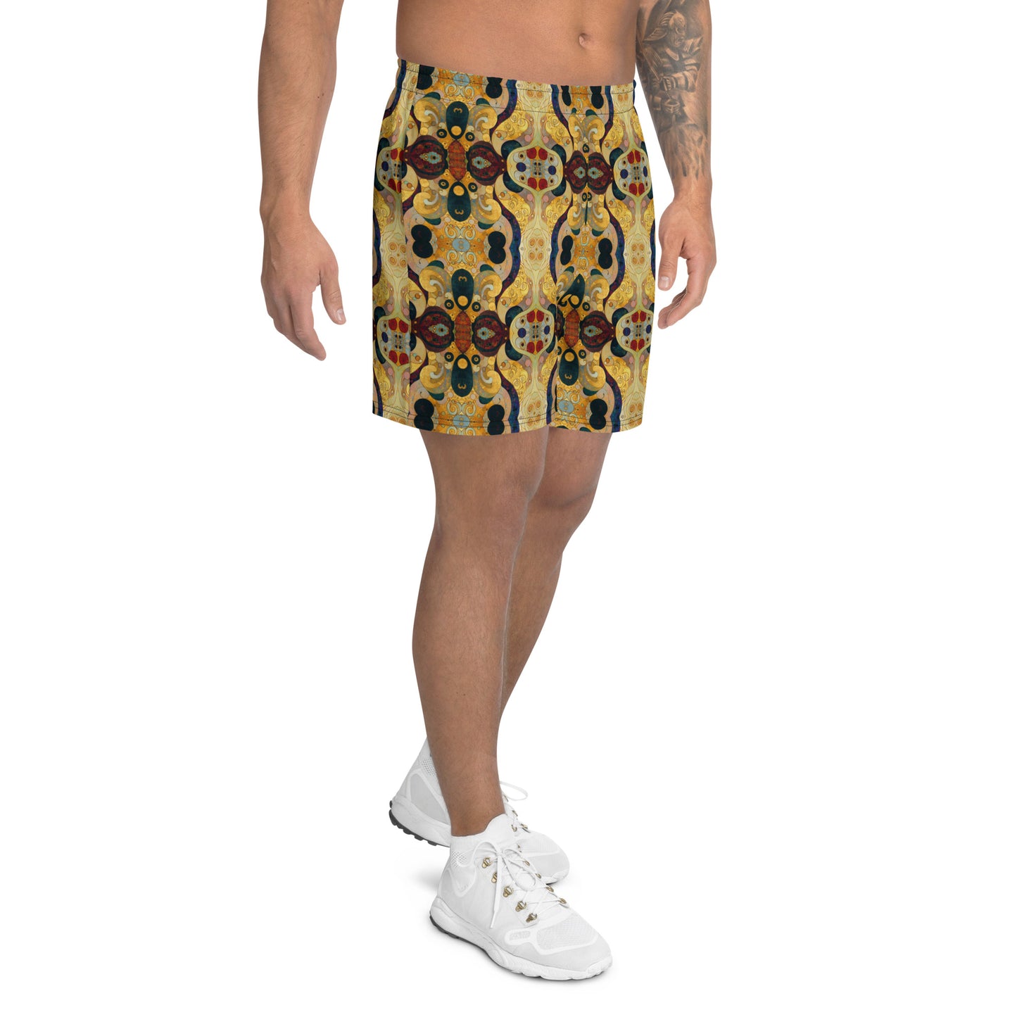 DMV 0407 Chic Boho Men's Recycled Athletic Shorts