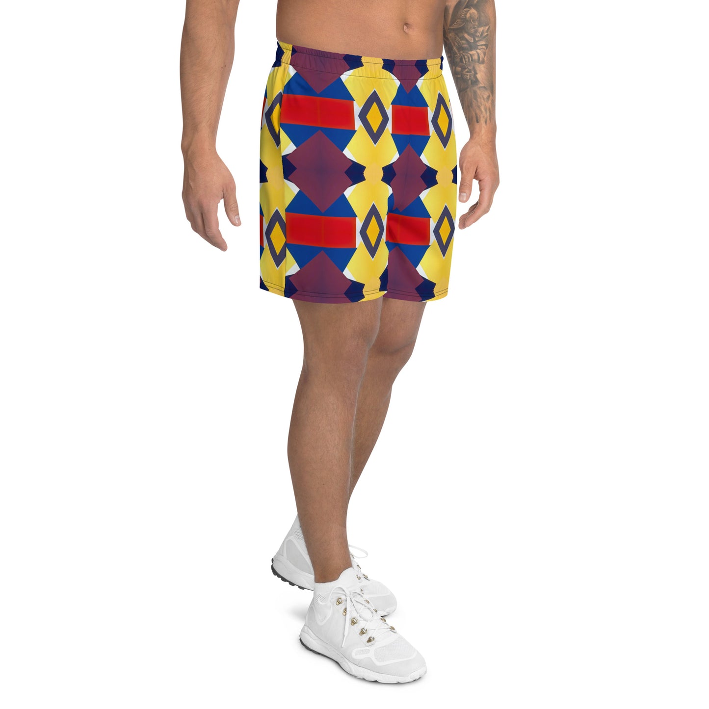 DMV 0418 Classic Boho Men's Recycled Athletic Shorts