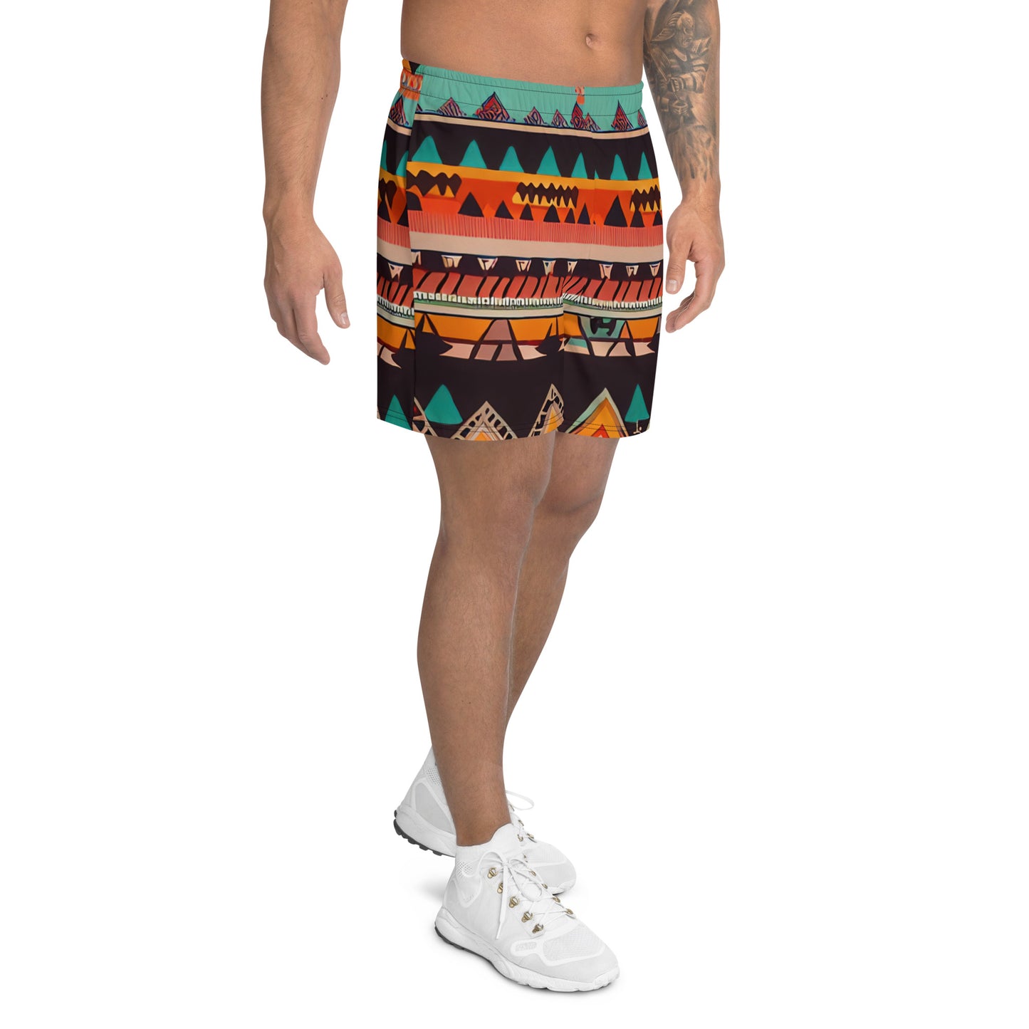 DMV 0415 Boho Men's Recycled Athletic Shorts